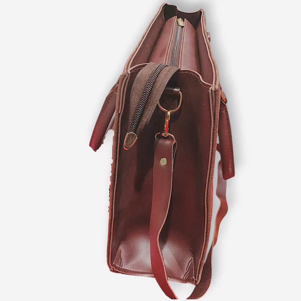 Croc Embossed 2-Piece Handbag Set