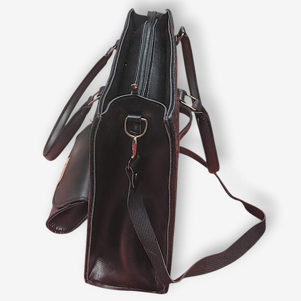 Croc Embossed 2-Piece Handbag Set