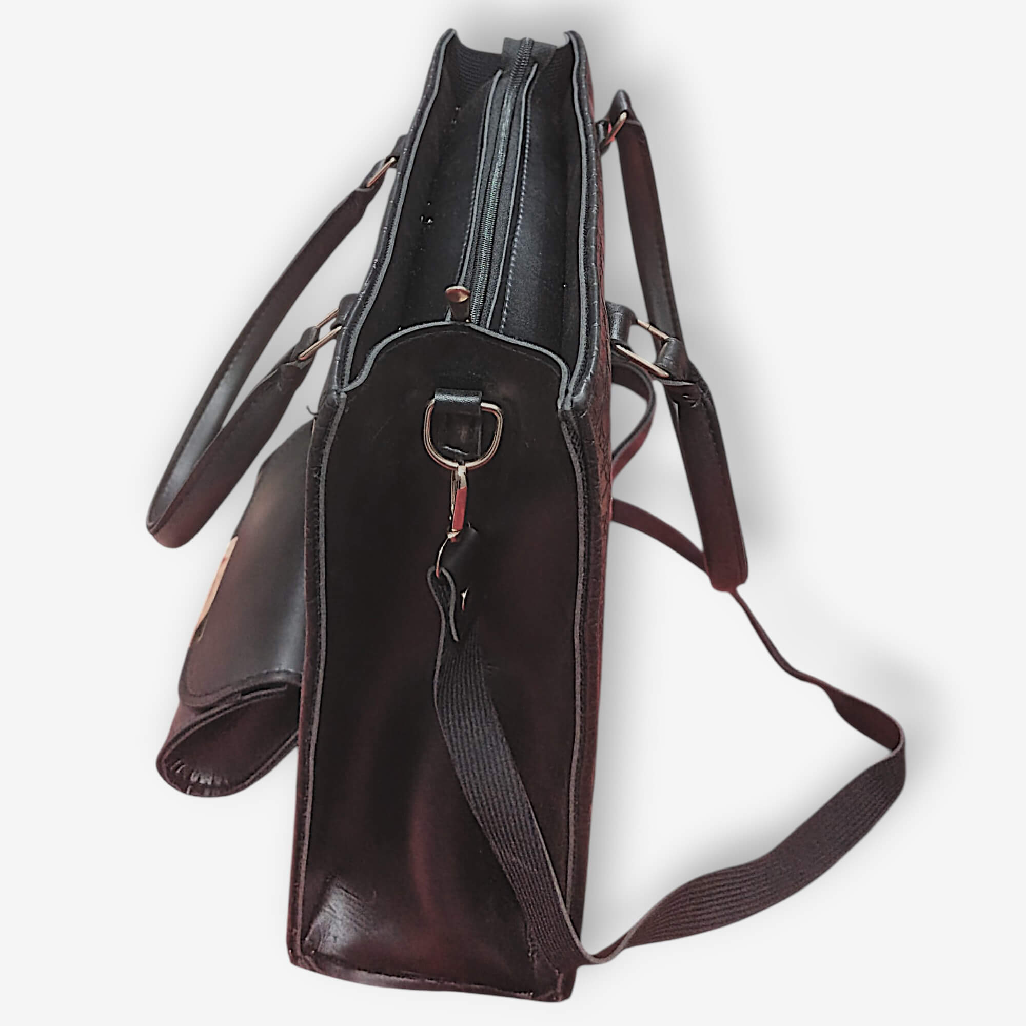 Croc Embossed 2-Piece Handbag Set