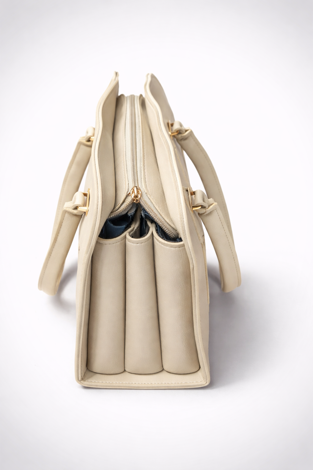 Diamond Structured Luxe Handbag